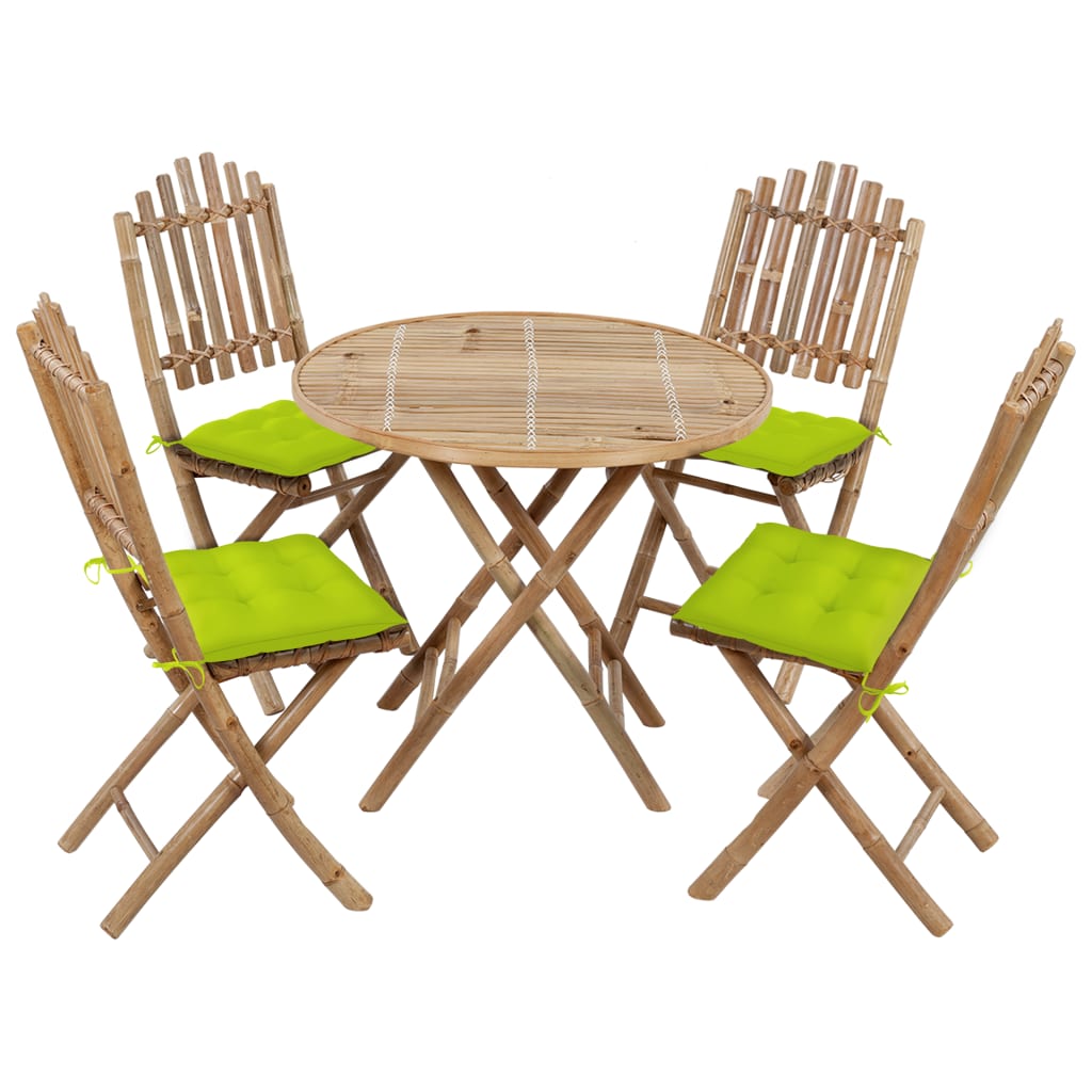 Bamboo Outdoor Dining Set