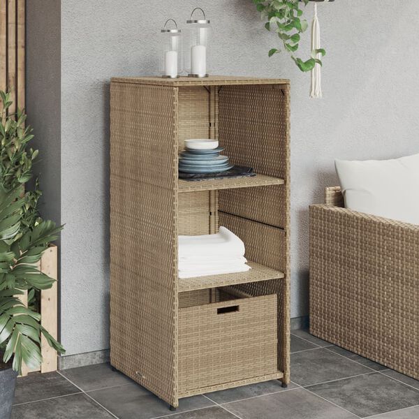 Polyrattan Storage Cabinet