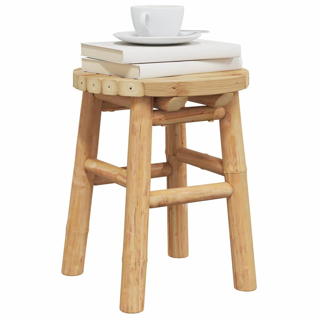Hocker Bambus Natur 30 X 30 X 36 Cm Bambus