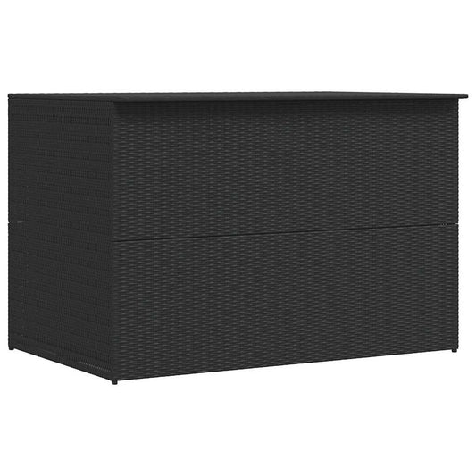 Garden-Auflagenbox Schwarz 150X100X100 Cm Poly Rattan