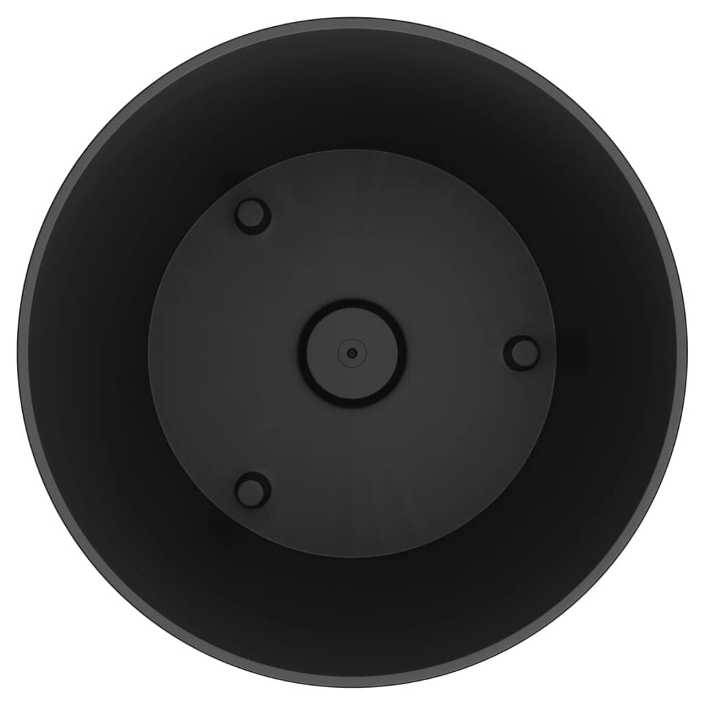 Pflanzkübel Mit Herausnehmbaren Einsatz Weiß 15/15,3L Pp-Rattan