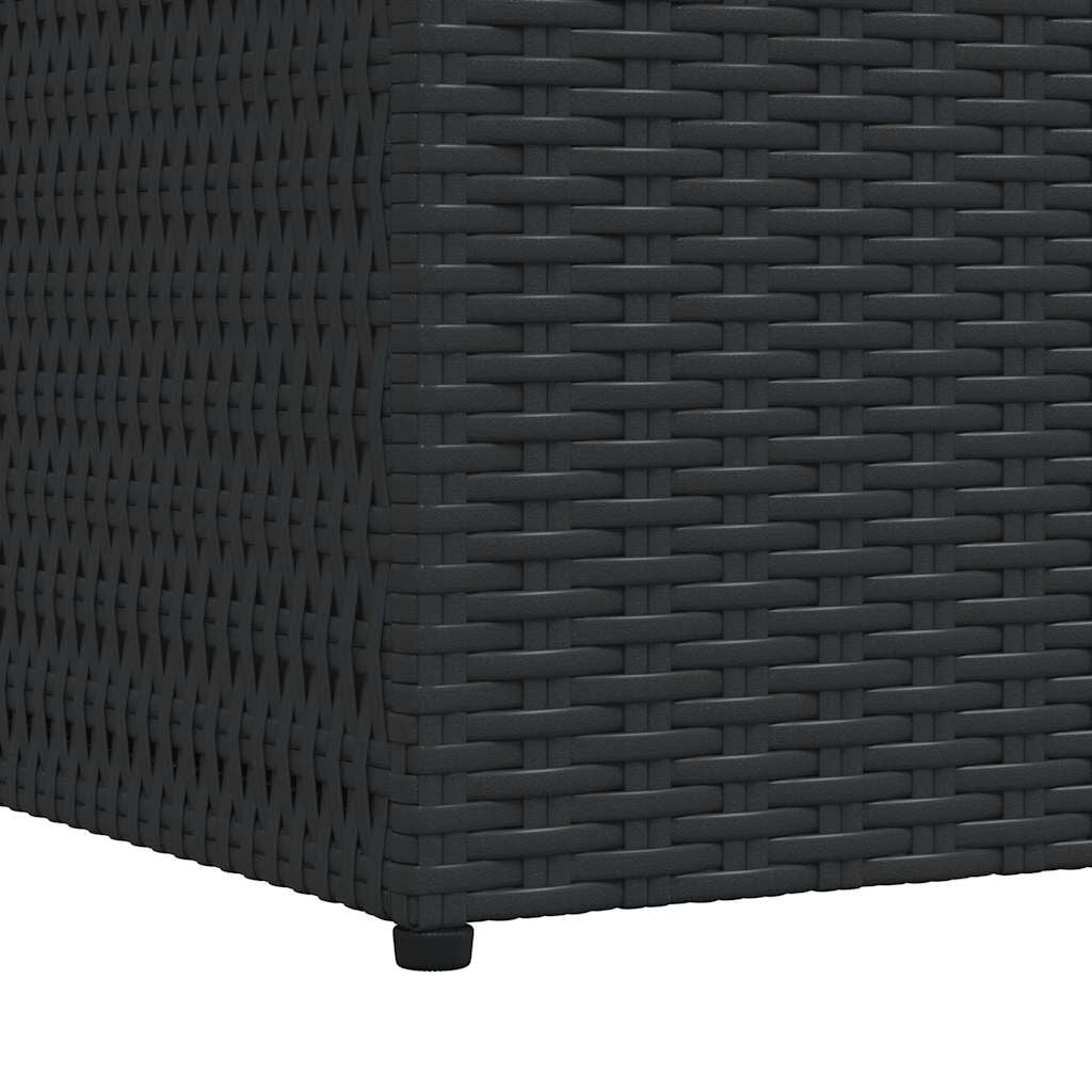 Garden-Auflagenbox Schwarz 150X100X100 Cm Poly Rattan
