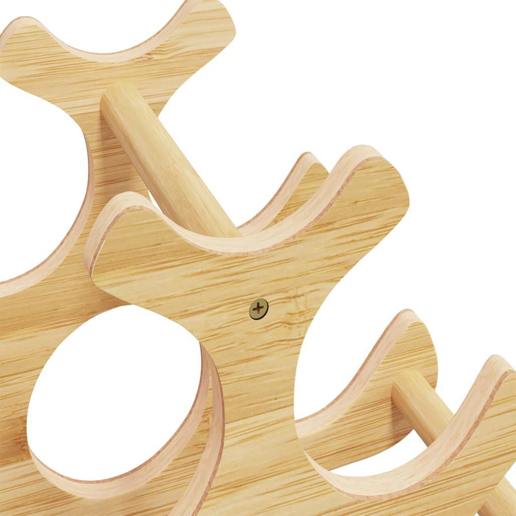 Weinregal Für 6 Flaschen 35X18X25,5 Cm Bambus