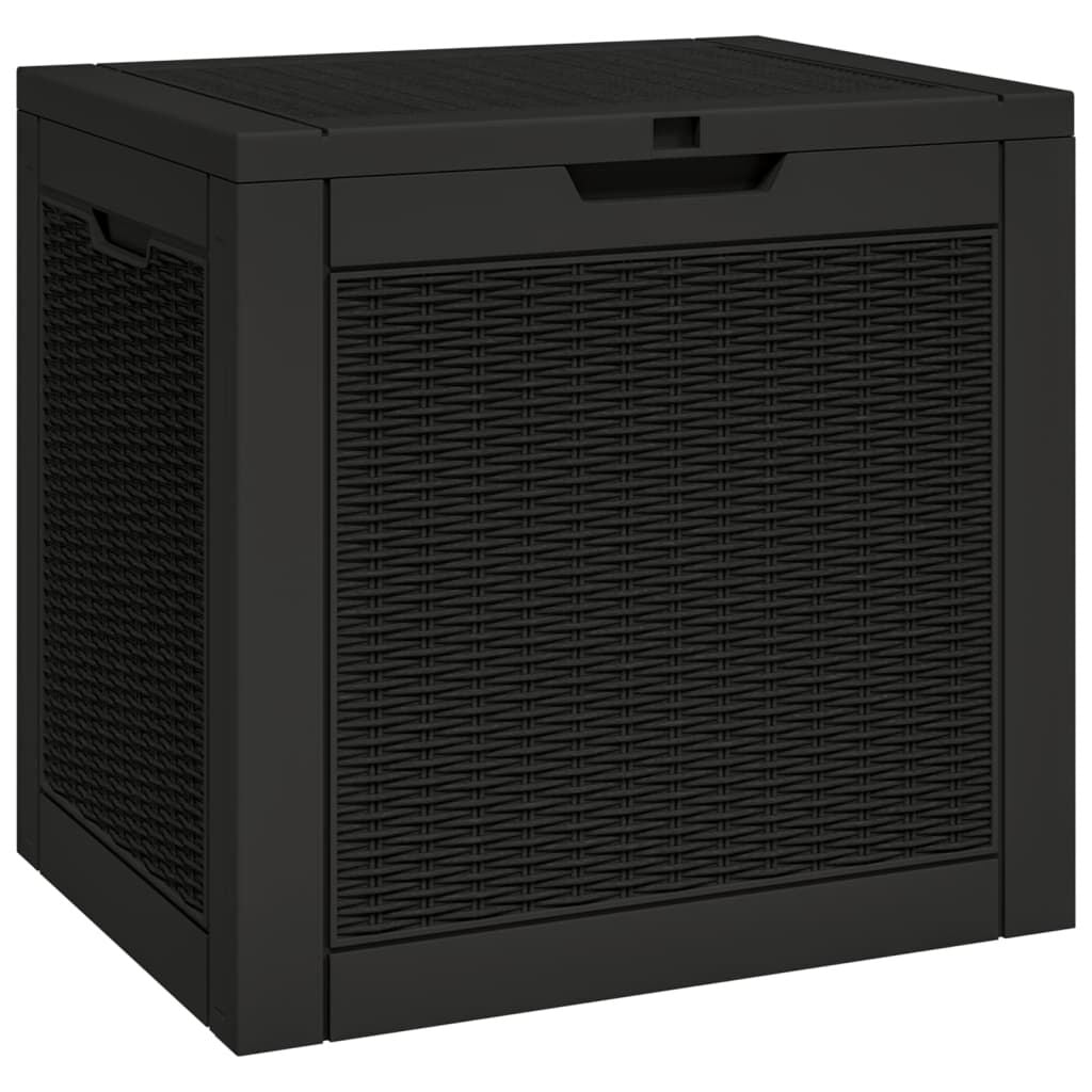 Gartenbox Schwarz 55,5X43X53 Cm Polypropylen