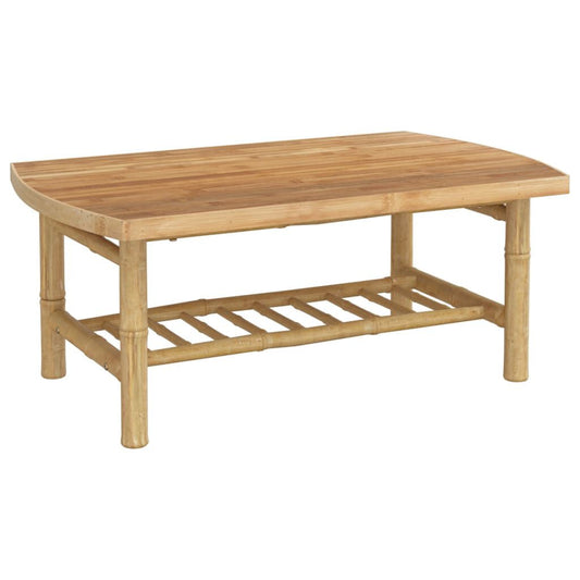 Garten-Couchtisch 90X55X37 Cm Bambus