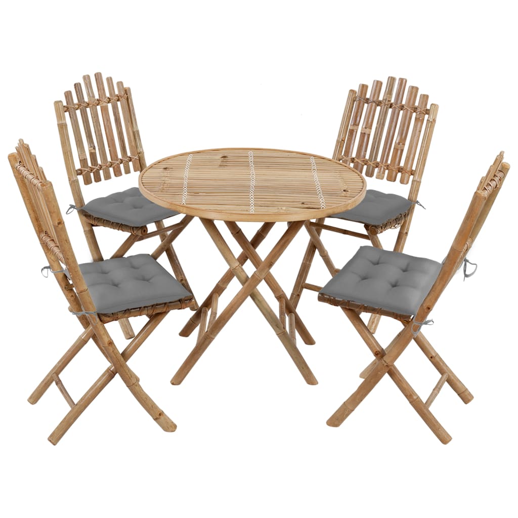 Bamboo Outdoor Dining Set