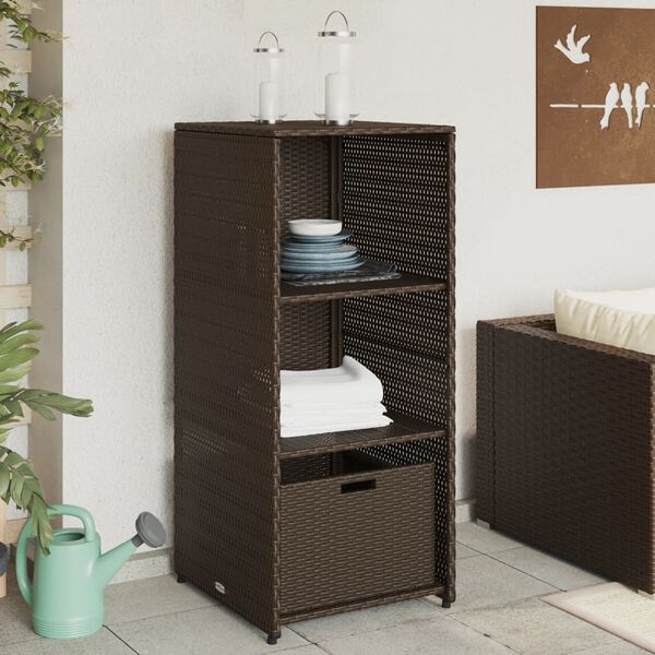 Polyrattan Storage Cabinet